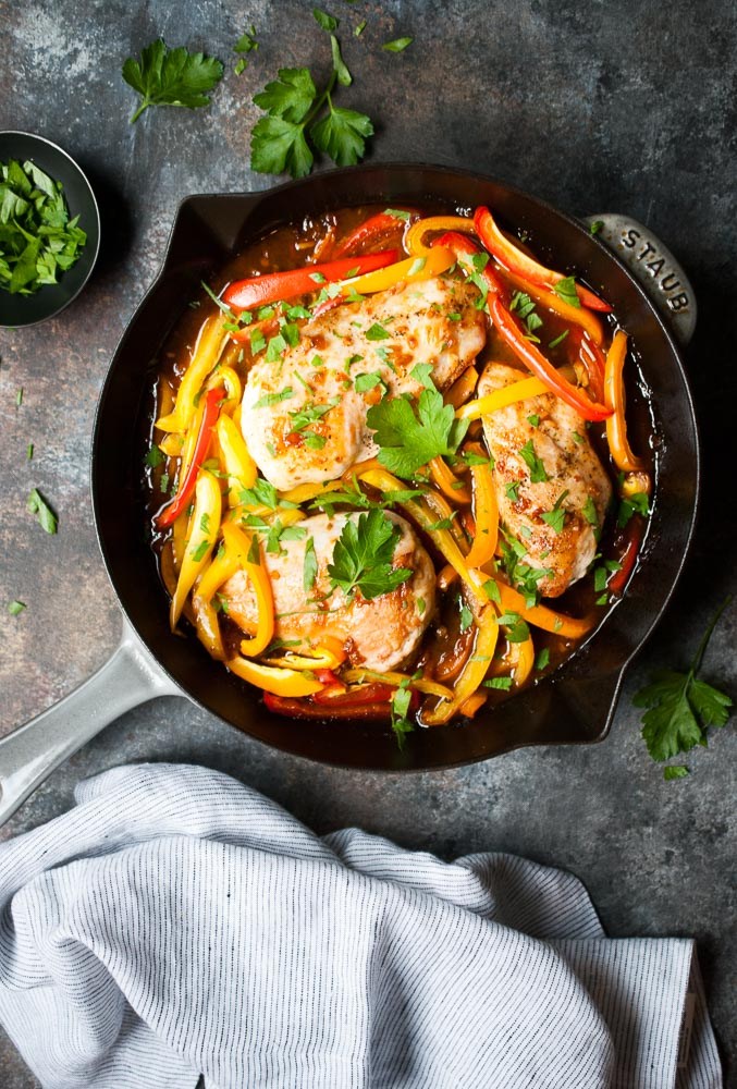 Sweet-Ginger-Glazed-Chicken-Peppers