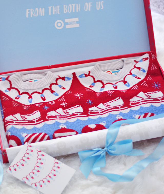 TOMS Target Together Sweater boxed