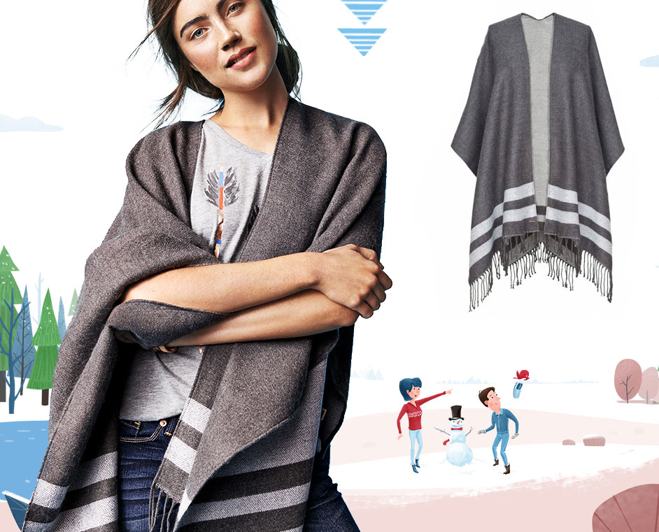 TOMSforTarget holiday gifts-poncho