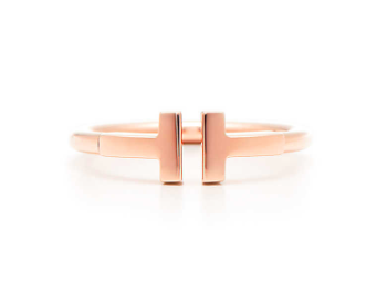 Tiffany and Co. T collection ring rose gold