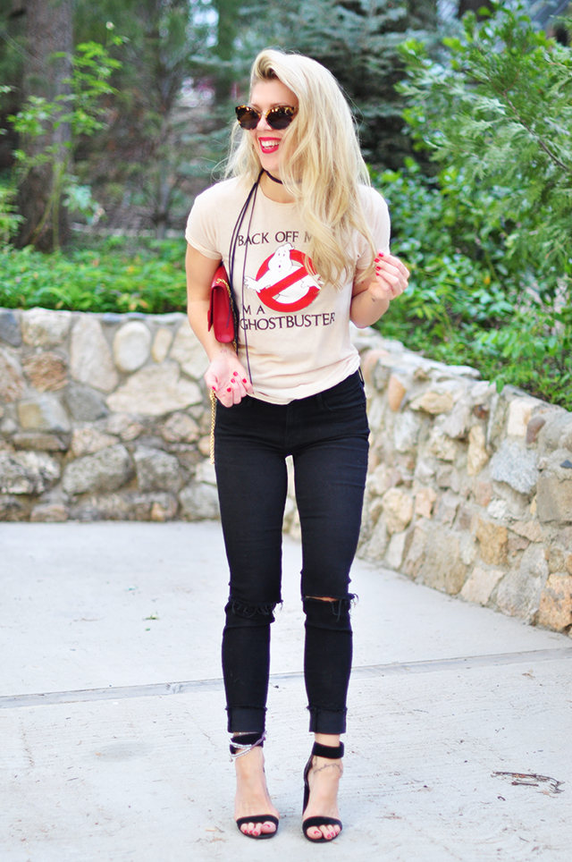 Vintage ghostbusters tshirt_black jeans