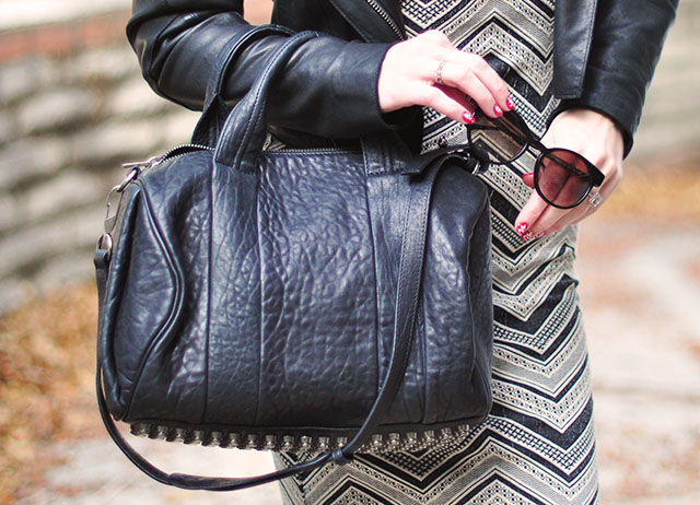 alexander wang bag+thierry lasry sunglasses