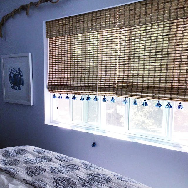 beachy blue guest room