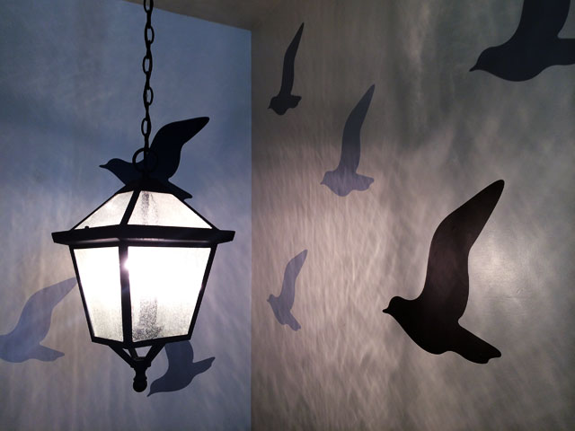 bird decals-pendant lamp-1