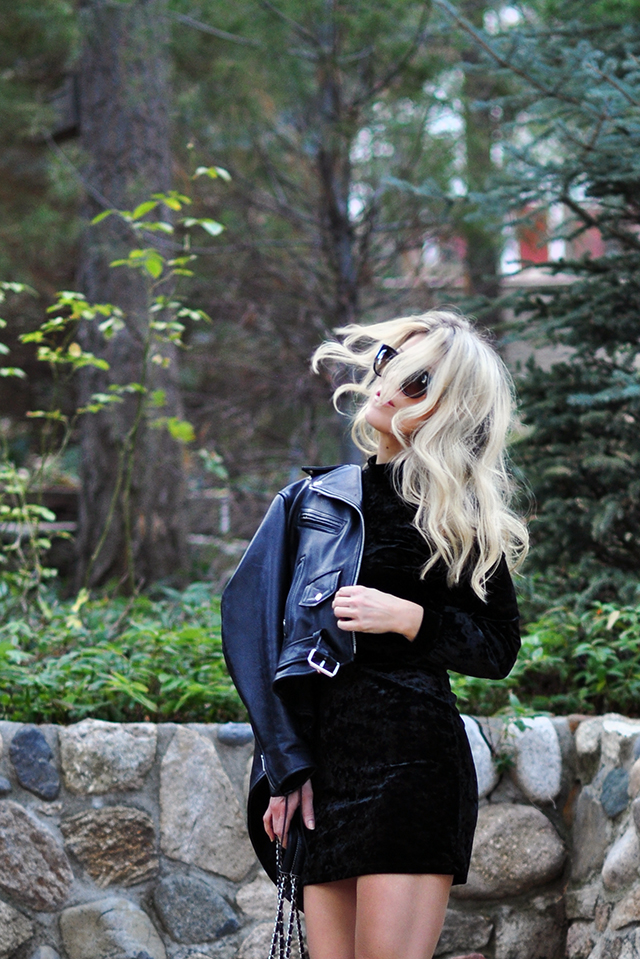 black-crushed-velvet-dress_biker-jacket