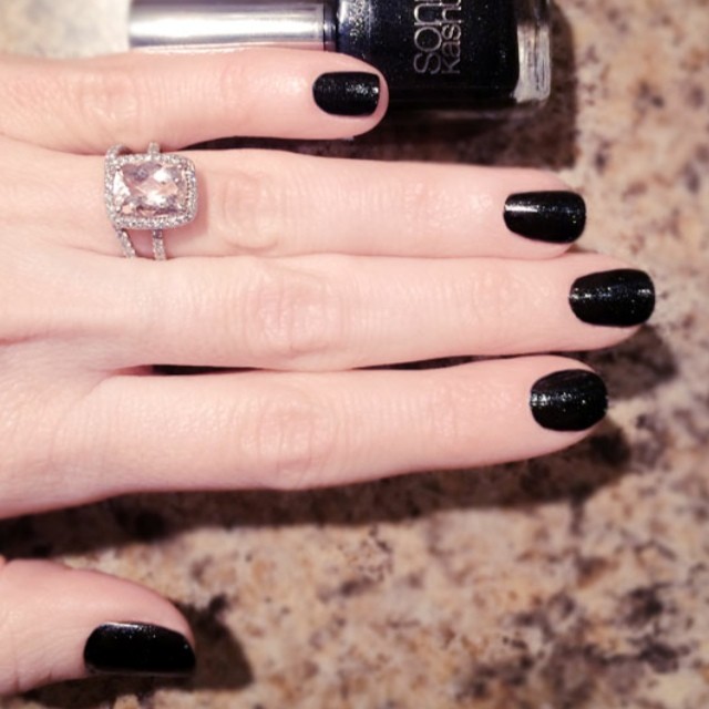 black nails