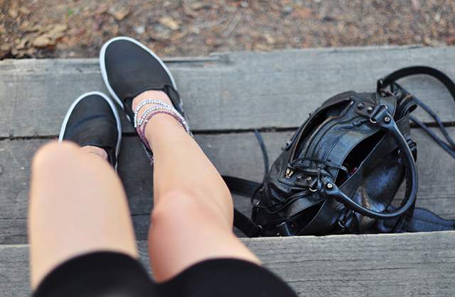 black vans_Balenciaga town bag