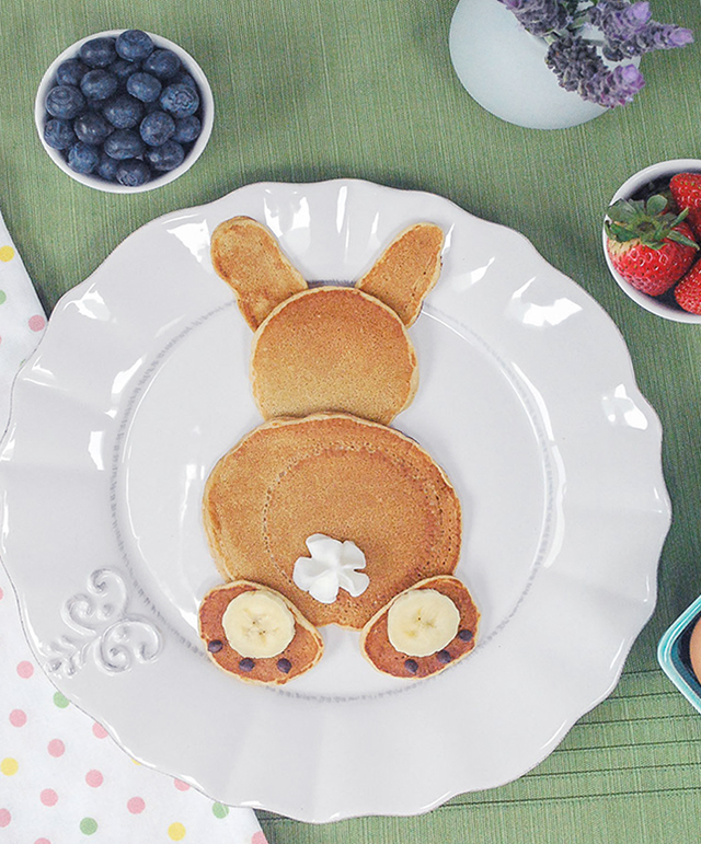 bunny pancakes for easter_2
