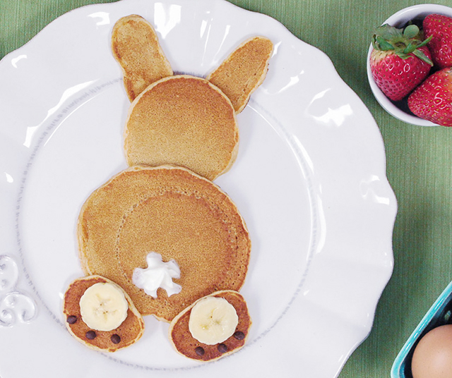 bunny pancakes for easter_5