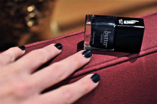 butter london - black pearl nails tutorial