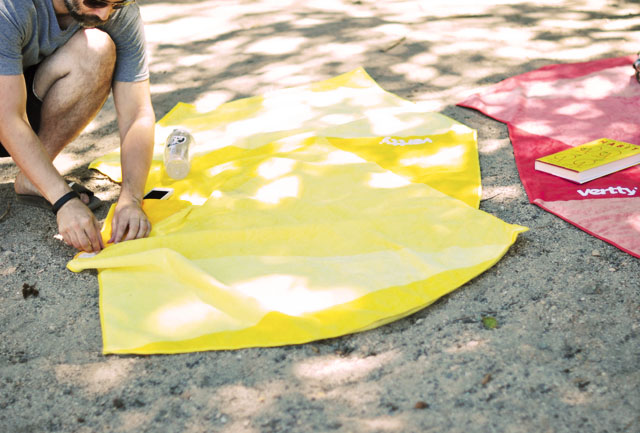 by the lake- vertty towel