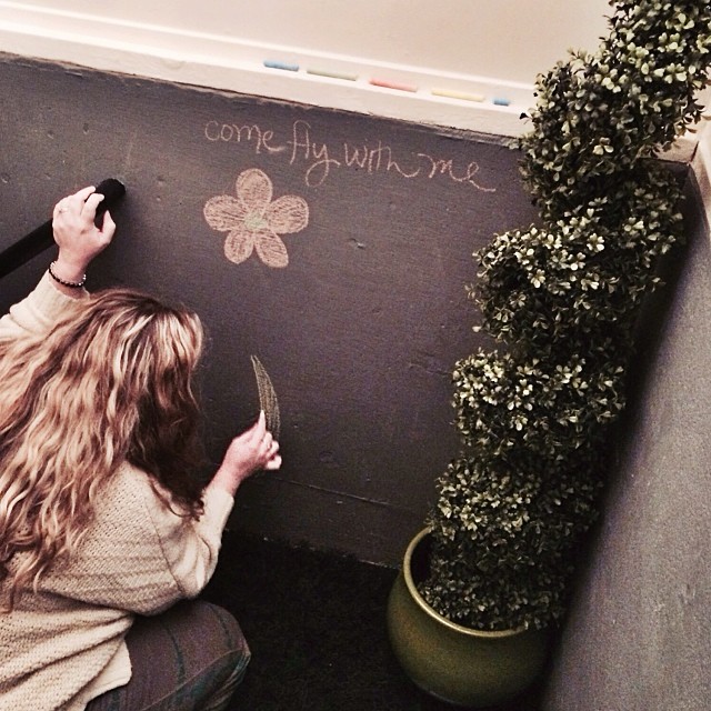 chalkboard wall