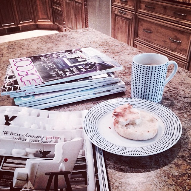 coffee and magazines