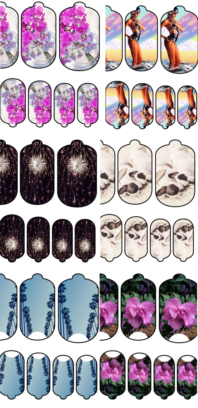 custom nail art wraps by my ncla-5