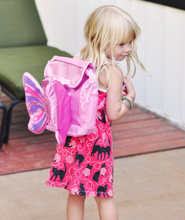 Delilah's Pink Sparkalicious Butterfly Winged Backpack by Bixbee ...