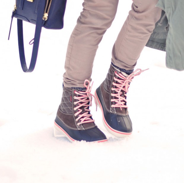 cute snow boots-crocs duck boots