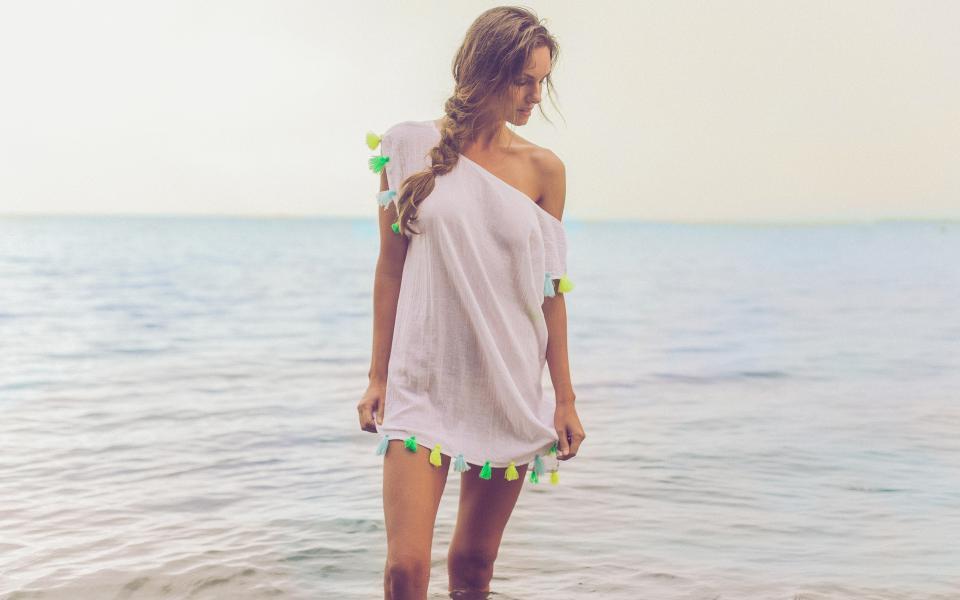 cute summer coverup with tassels