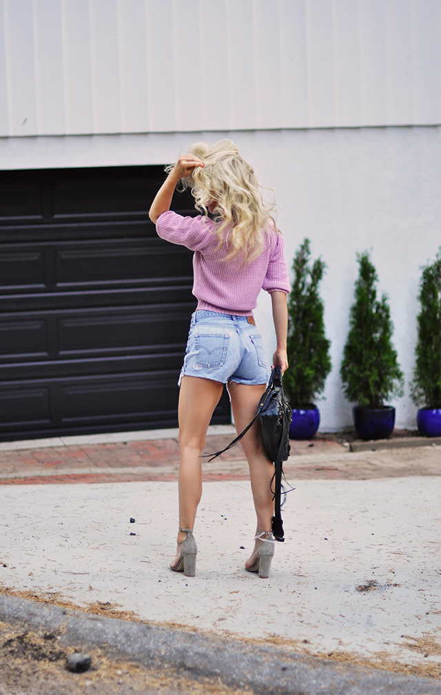 cutoffs_levis_vintage denim shorts