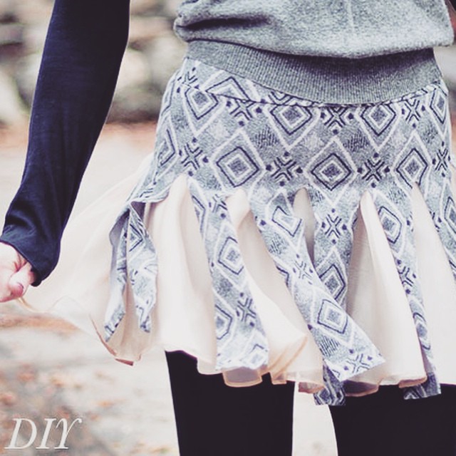 diy cheerleader skirt