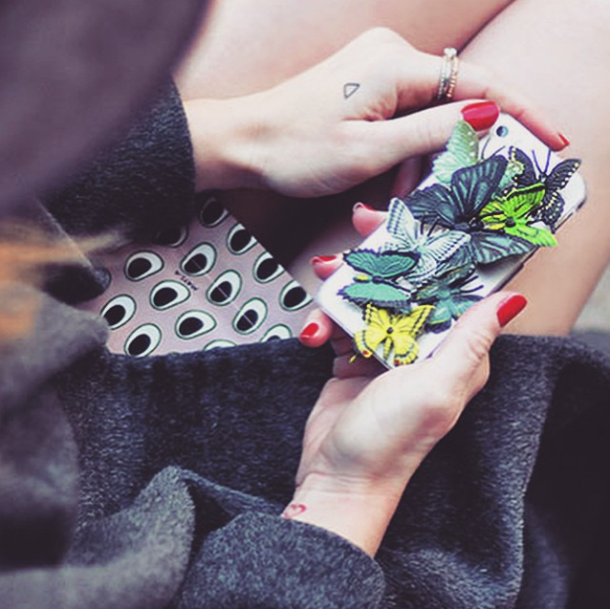 diy iphone case_butterflies