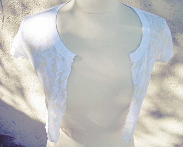 diy wedding shrug from t-shirt-4