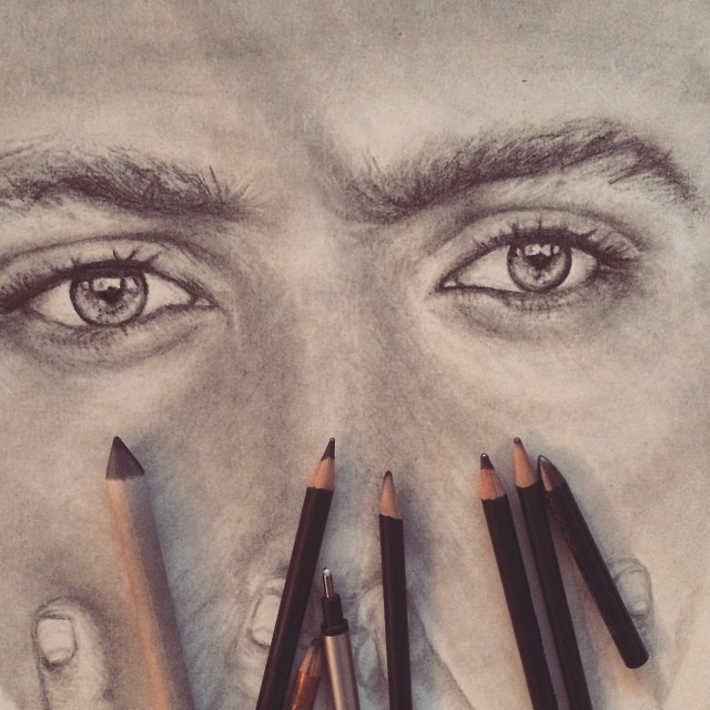 drawing of eyes_jude law