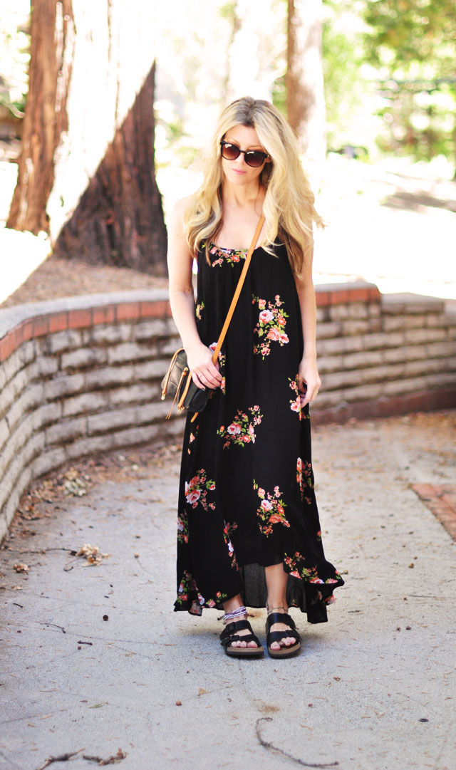 easy floral maxi dress