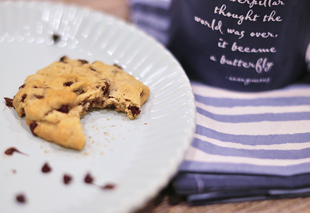 eggless cookie dough for one_baking cookies for one in the toaster oven