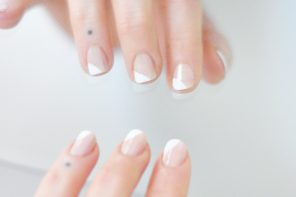 french tips twist_ nail art