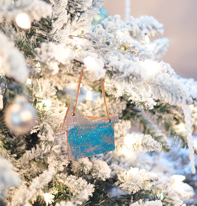 handmade ginger bread house ornament