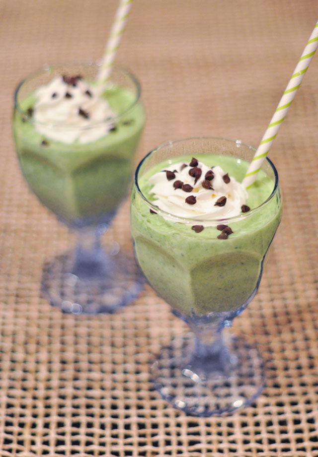 healthy green shakes for st patricks day