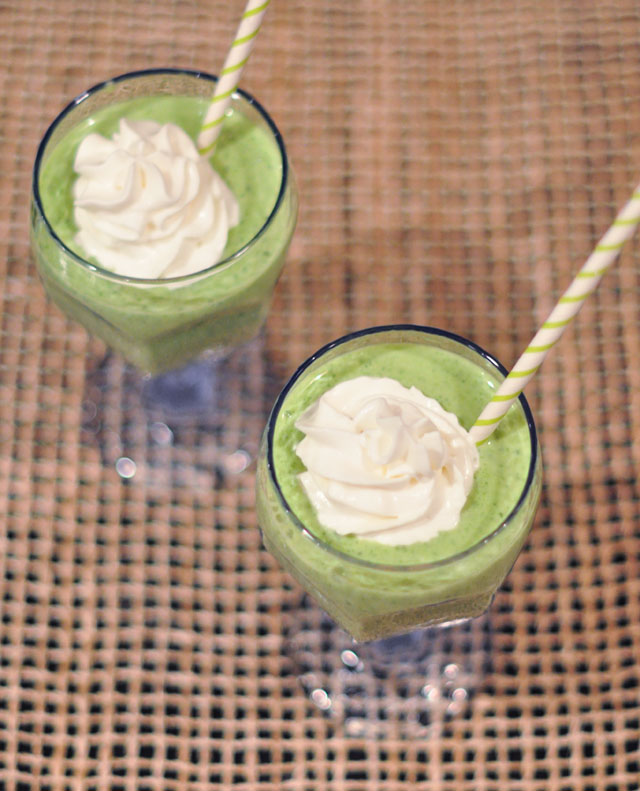 healthy green shakes for st patricks day