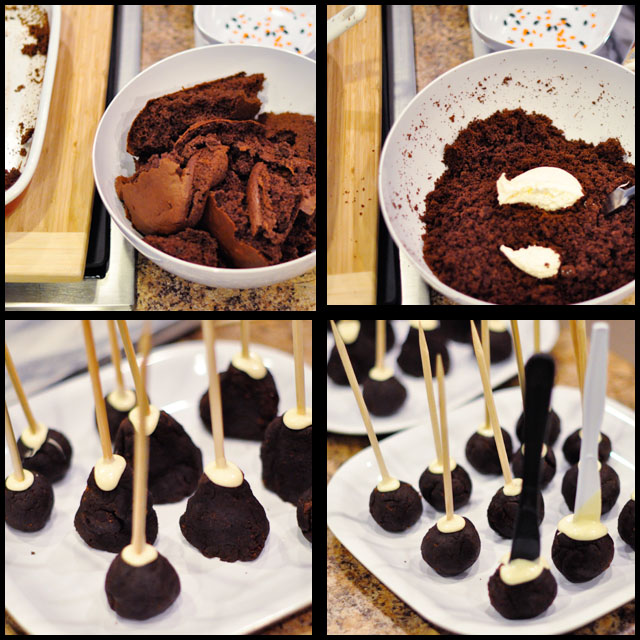 how-to halloween shapes cake pops