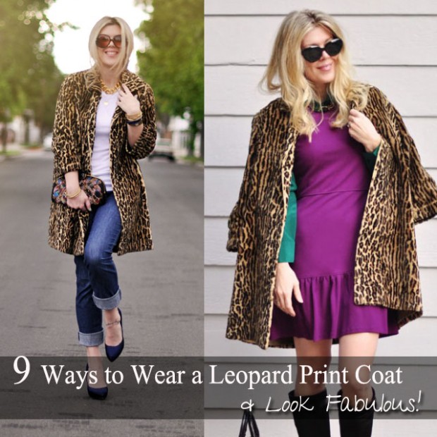 how to wear a leopard print coat
