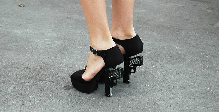 chanel gun shoes