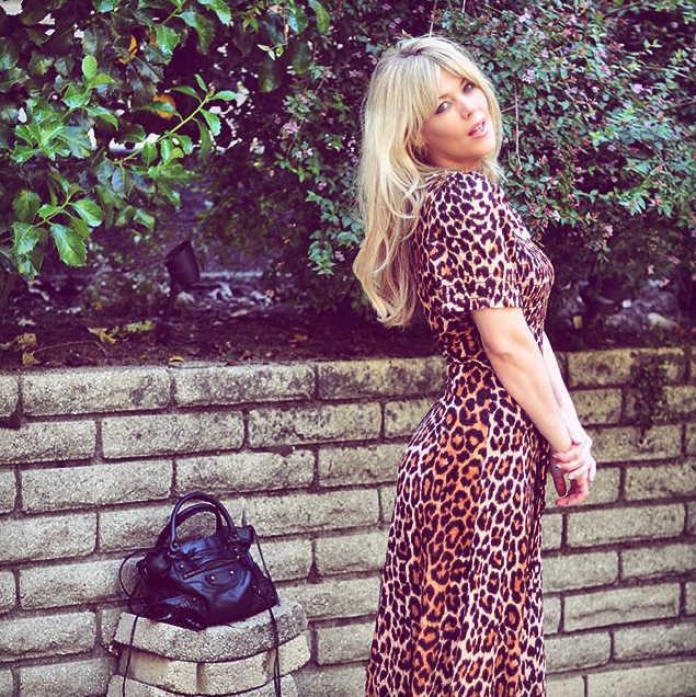 leopard dress from the 70s