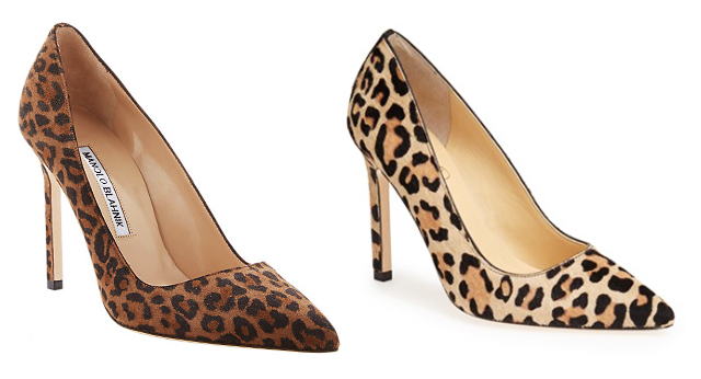 leopard pumps