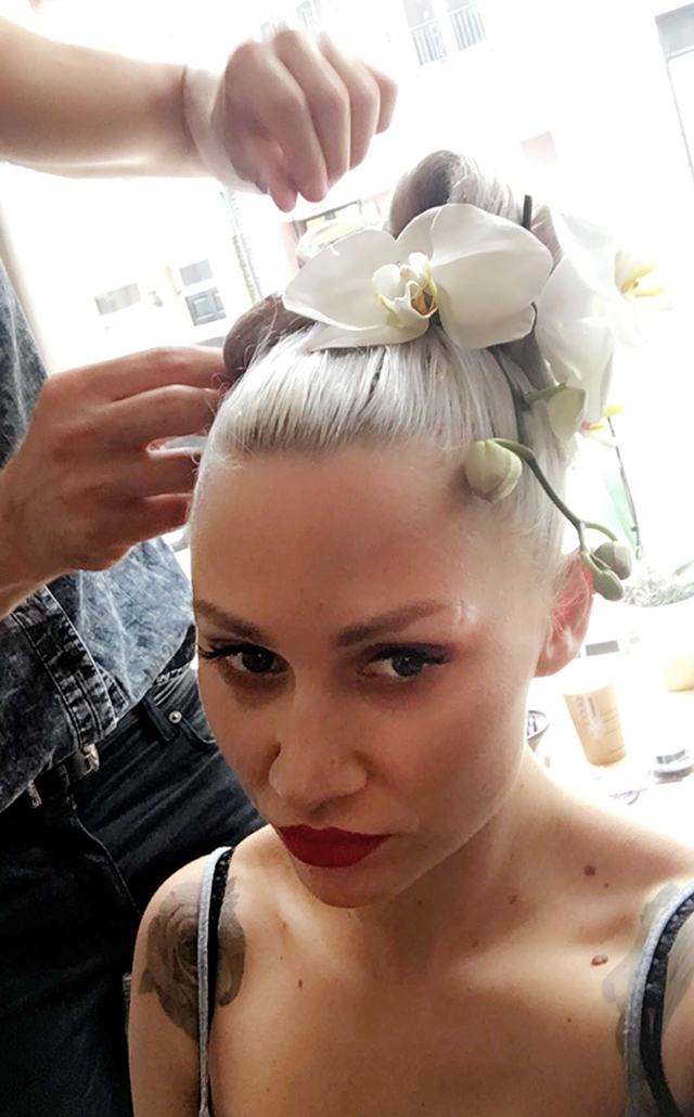 lou teasdale_living orchid hair ornament-2