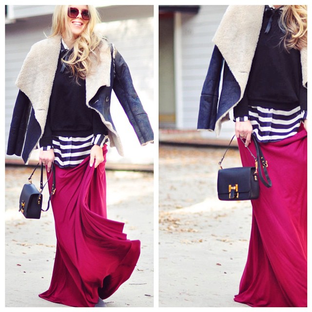 maxi skirts for fall