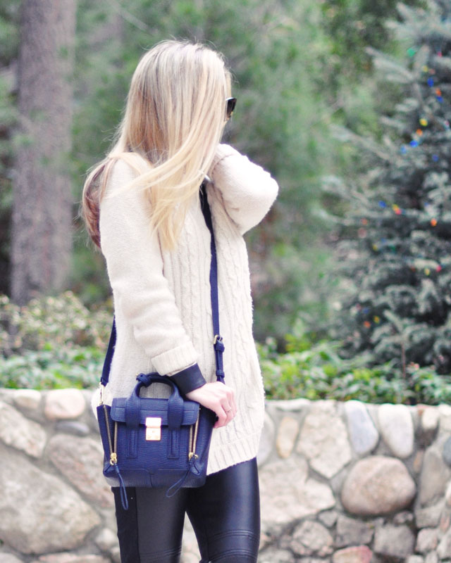 mini navy phillip lim pashli bag