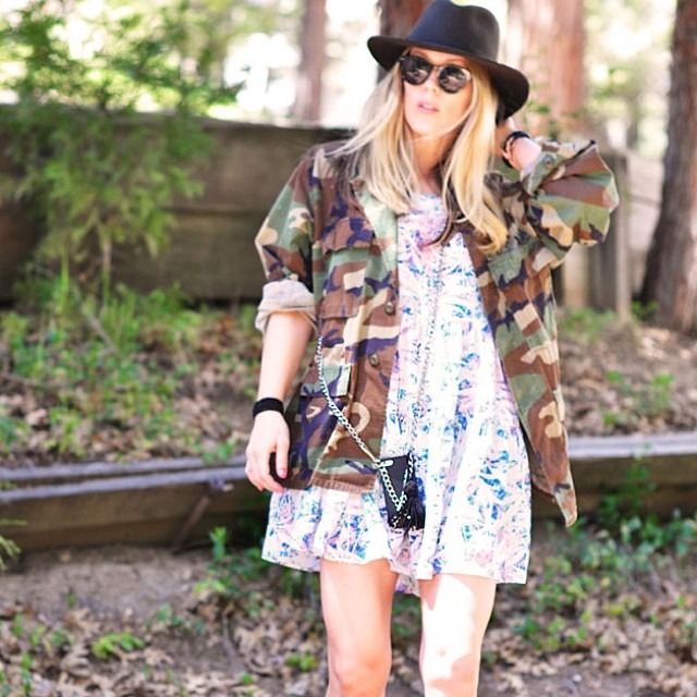 mixed prints-camo jacket