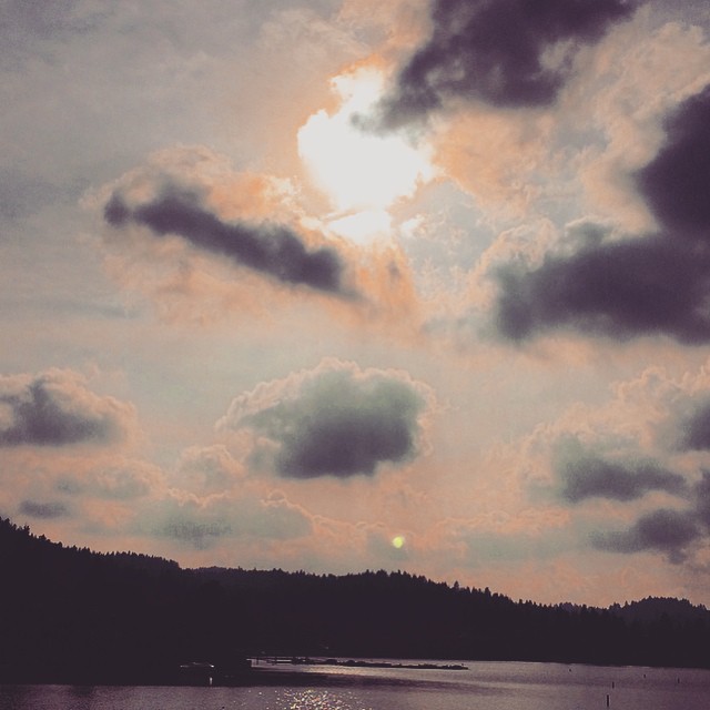 moody clouds_sky over lake