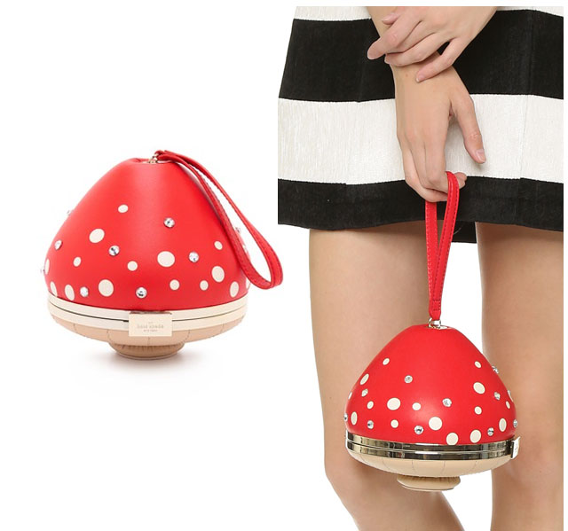 mushroom evening bag_kate spade