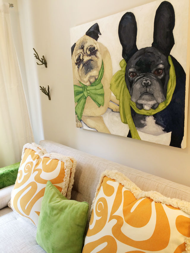 nicole newsted custom dog painting