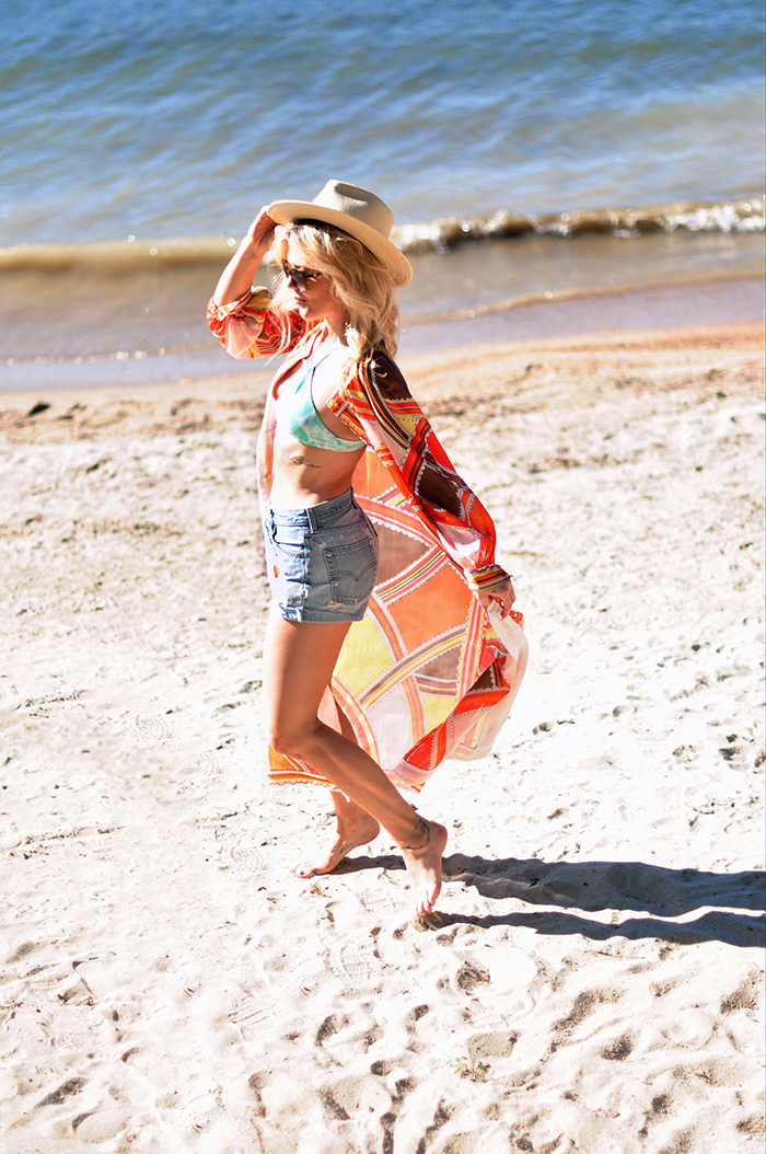 music festival style - mauka badlands bikini on the lake-vintage pucci coverup-love maegan tintari