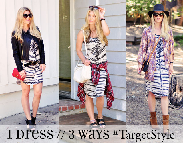 1 #TargetDress styled 3 ways #TargetStyle