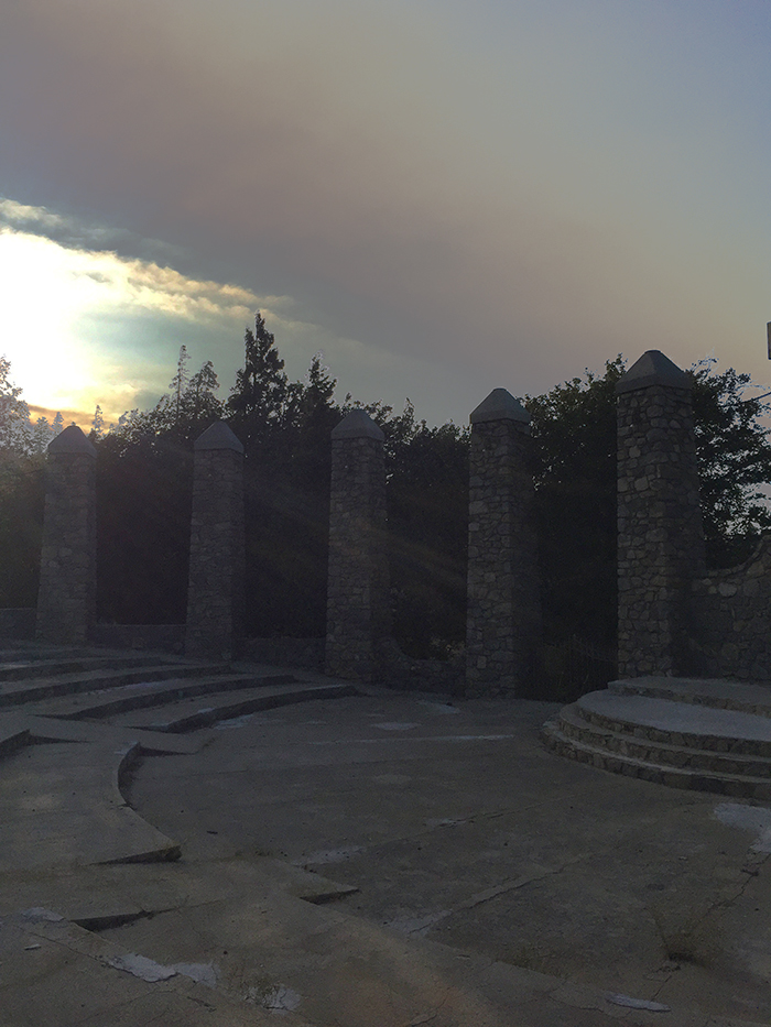 pillars of god-temple in crestline california mountains