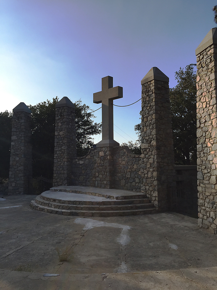 pillars of god-temple in crestline california mountains