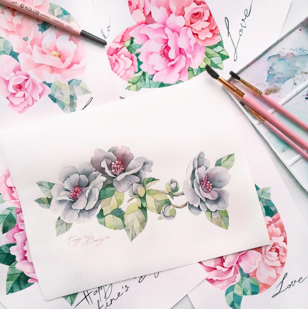 pretty florals_tanya bonya