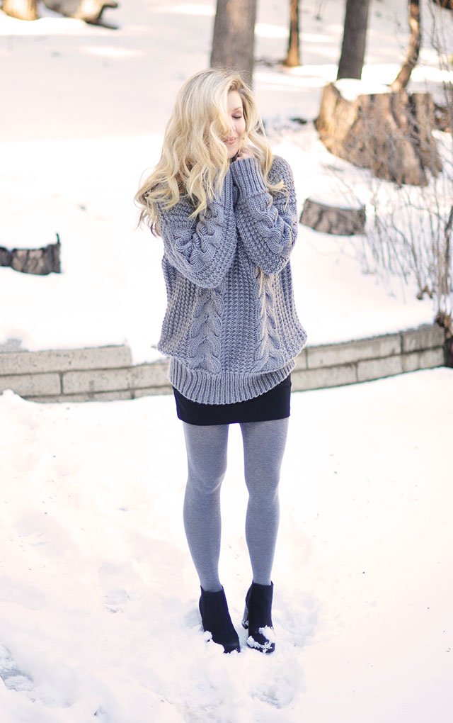 skirt in the snow